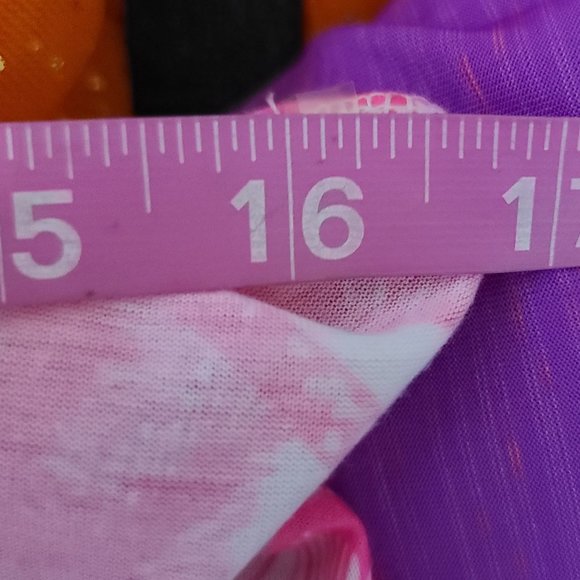 Op halter beach dress high low pink white sz M - Picture 7 of 7